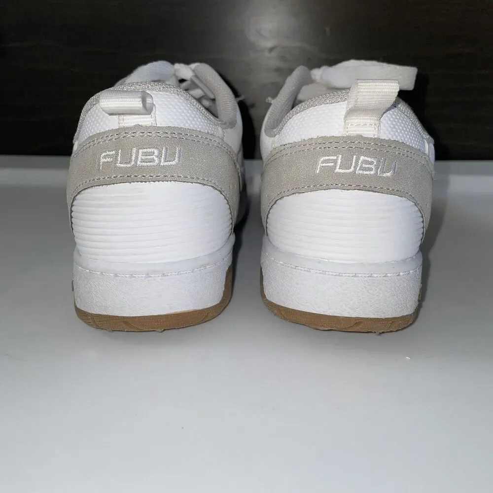 Boys Kids Fubu Half Court White Sneakers Size 13 Summer School Outdoors - Picture 5 of 13